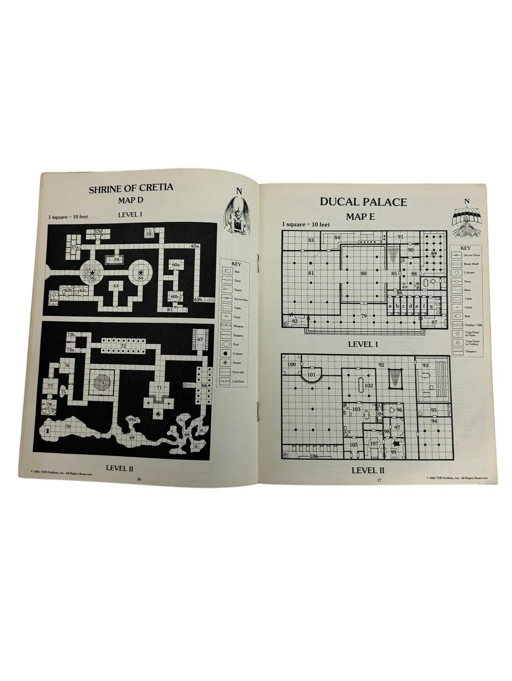 Dungeons and Dragons Curse of Xanathon Adventure Expert Adventure Module - X3